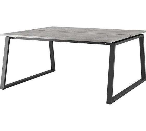 Стол офисный Kobor TR/2-140/160 black/chicago 217111