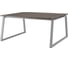 Стол офисный Kobor TR/2-140/160 aluminum/charlston 217382 1