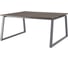 Стол офисный Kobor TR/2-140/160 graphite/charlston 217278 1