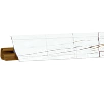 Набор плинтус KORNER LB 231(130) Белый Тунис 3,0 м (к-т заглушек, углов арт.11) 00006207