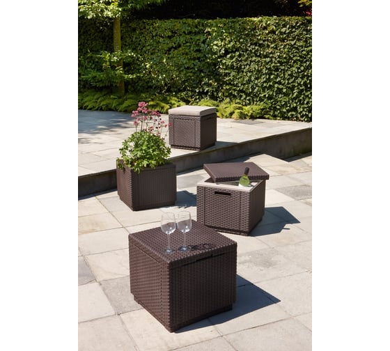 Пуф Keter Cube With Cushion 213785