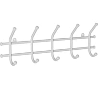 Настенная вешалка ЗМИ Норма 5 цвет белый ВН24Б 21043240