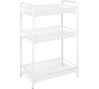 Этажерка / Стеллаж для хранения ЗМИ Ладья 2 / 3 полки / цвет белый Э 290 Б Э 290  Б
