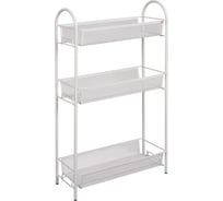 Этажерка-стеллаж для хранения ЗМИ Ладья 13 3 полки цвет серый Э399С