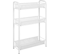 Этажерка / Стеллаж для хранения ЗМИ Ладья 1 / 3 полки / цвет белый Э 289 Б Э 289  Б