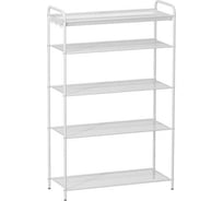 Обувница Этажерка для обуви ЗМИ Верона 25 5 полок 12 пар обуви цвет белый ПДОВ25 Б ПДОВ25 Б