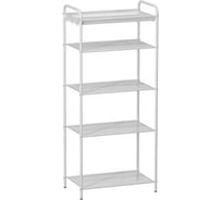 Обувница-этажерка для обуви ЗМИ Верона 15 5 полок 8 пар обуви цвет белый ПДОВ15Б