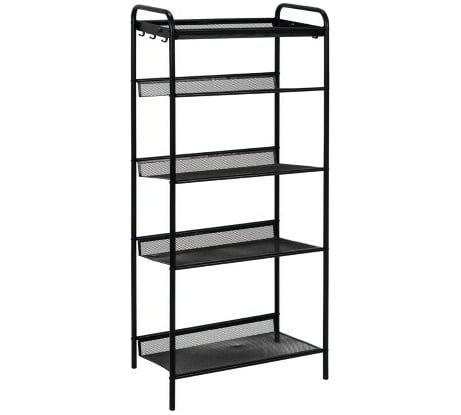 Обувница  Этажерка для обуви ЗМИ Женева 15  8 пар обуви  Цвет черный ПДО Ж15 Ч ПДО Ж15  Ч