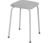 Квадратный табурет ЗМИ Пенёк легкий 184 цвет серый Т271С
