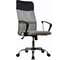 Кресло рабочее KSG Kingstyle FK-1-2 Noir Chrome светло-серое, черное KS-001423 1