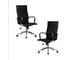 Офисное кресло для руководителей DOBRIN Набор 2 шт CLARK SIMPLE (чёрный) LMR-101B-N_CH-M_EL-black 1