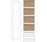 Стеллаж GreenWeen ALTO SMART, белый, ЛМДФ Дуб Каселла, 45x30x145 мм GW-ALTO-SMART-450W-LD-R 5