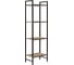 Стеллаж GreenWeen ALTO SMART, черный, ЛМДФ Дуб Каселла, 45x30x145 мм GW-ALTO-SMART-450B-LD-R 1