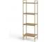 Стеллаж GreenWeen ALTO, золотой, дуб, 45x30x145 мм GW-ALTO-450W-G 1