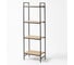 Стеллаж GreenWeen ALTO, черный, дуб, 45x30x145 мм GW-ALTO-450W-B 1