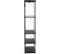 Вешалка-стеллаж BOOMHOUSE WR-001 1730x550x350 мм, 3 полки, металл, черная 701443 2
