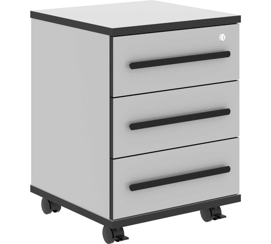 Тумба мобильная SKYLAND UMC-3D.A USTO белый, 461x450x614 мм 00-07208970