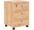 Тумба мобильная SKYLAND B 201A Дуб Бофорд 480х455х660 BORN 00-07125469 1