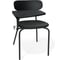 Конференц-стул Sheffilton SHT-S85М-RD-2 черный/черный муар 1589008001 1