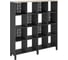 Стеллажная система SQ-4X4 black/natural Kobor 220431 1