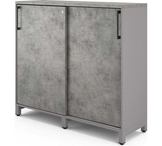 Шкаф-купе  HK/3-120/40/M aluminum/chicago Kobor 221902