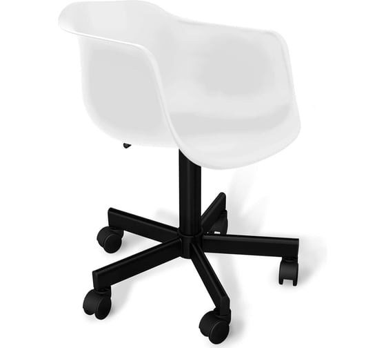 Стул офисный Sheffilton SHT-ST31/S120M, белый/черный муар 7659489901