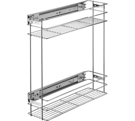 Бутылочница Lemax PROF 200 мм с боковым креплением, бондированный хром VK-01-200S