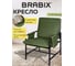 Кресло BRABIX Gentle LC-300, ЛОФТ, пружинный блок, ткань велсофт (плюш), оливковое 533145 8