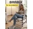 Кресло BRABIX Gentle LC-300, ЛОФТ, пружинный блок, ткань велсофт (плюш), серое 533142 14