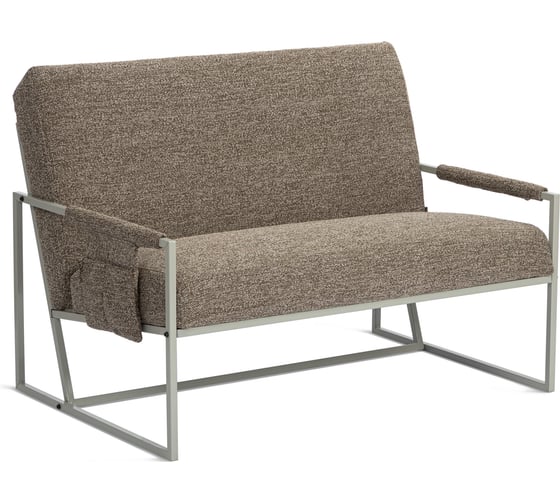 Диван Tetchair Чарли Люкс/Charli Lux металл капучино, букле, коричневый 25843