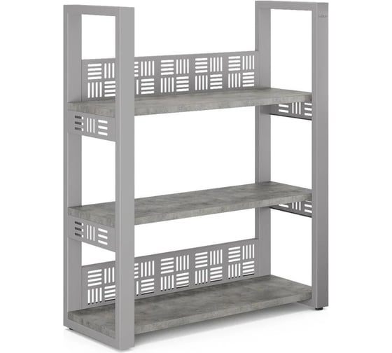 Стеллаж открытый Kobor SО3-60/36 aluminum/chicago 221328