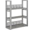 Стеллаж открытый Kobor SО3-60/36 aluminum/chicago 221328 1