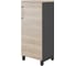 Шкаф распашной Kobor HR/3-45/60/M black/natural 220901 1
