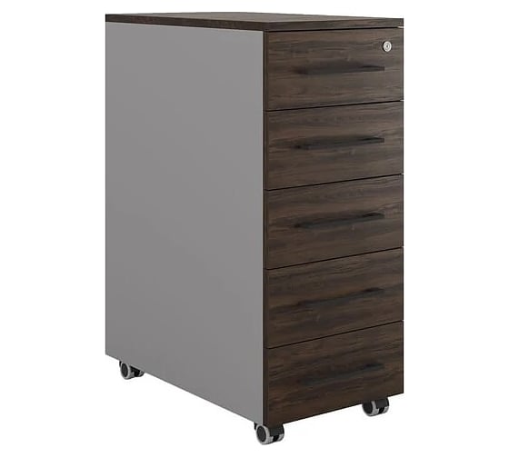 Тумба мобильная Kobor TМ5-40/70 aluminum/charlston 220740