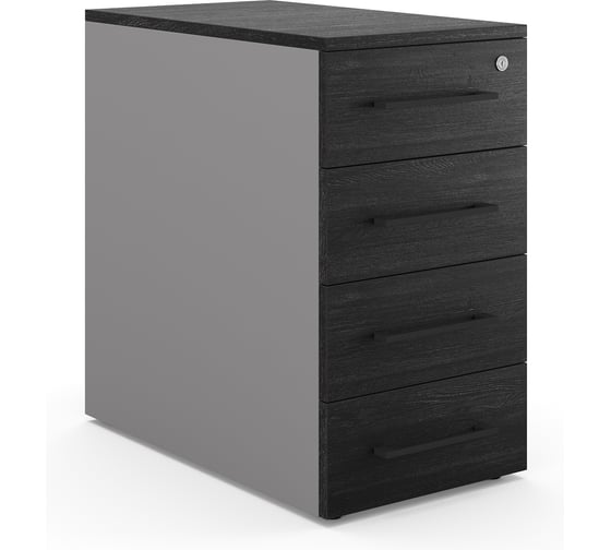 Тумба приставная Kobor TS4-40/60 aluminum/wood 221689