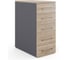 Тумба приставная Kobor TS5-40/60 graphite/natural 220703 1