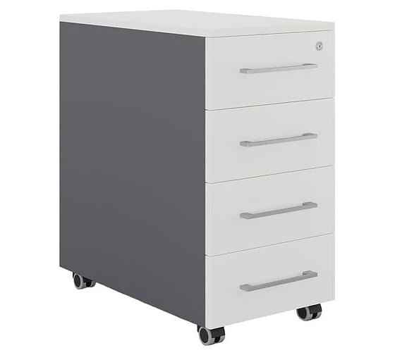 Тумба мобильная Kobor TМ4-40/80 graphite/premium 220605