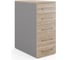 Тумба приставная Kobor TS5-40/50 aluminum/natural 220726 1