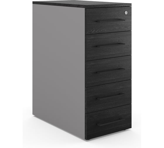 Тумба приставная Kobor TS5-40/80 aluminum/wood 221767