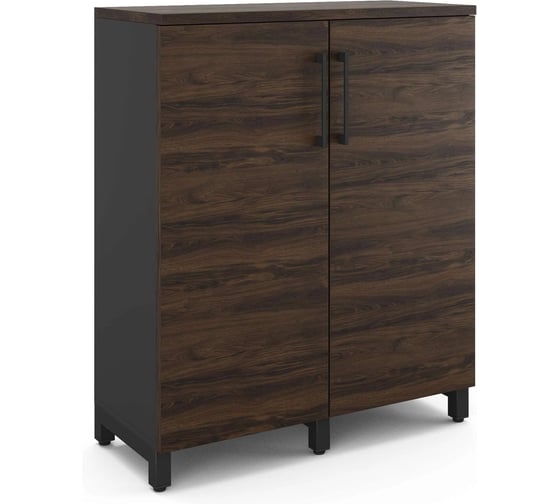 Шкаф распашной Kobor HR/3-90/40/M black/charlston 220885