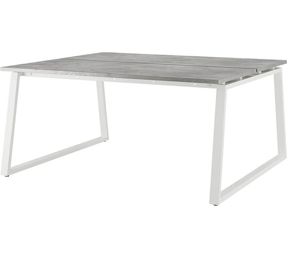 Стол офисный Kobor TR/2-80/120 white/chicago 217406