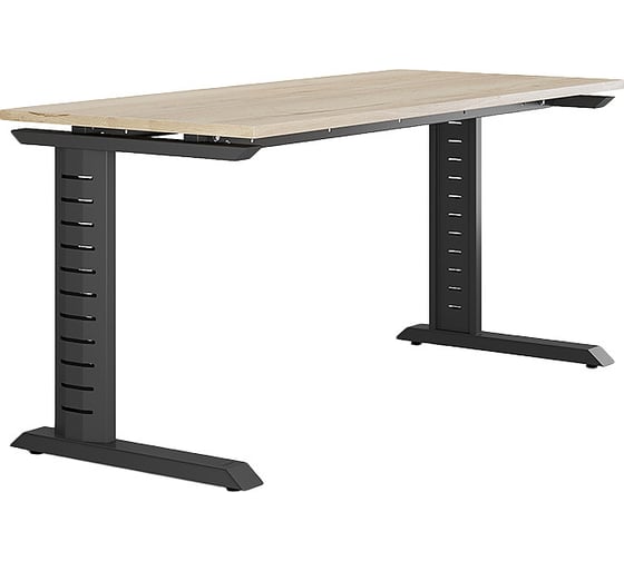 Стол офисный Kobor L2-80/60 black/natural 212144