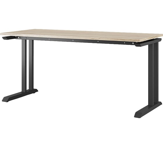 Стол офисный Kobor L1-80/80 black/natural 211742