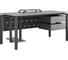 Стол офисный Kobor P-120/60 black/chicago 210024 3