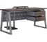 Стол офисный Kobor TR-80/70 graphite/charlston 213940 2