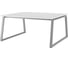 Стол офисный Kobor TR/2-80/140 aluminum/premium 217288 1
