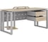 Стол офисный Kobor O2-80/70 aluminum/natural 213607 2