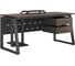 Стол офисный Kobor TS1-120/60 black/charlston 215079 2