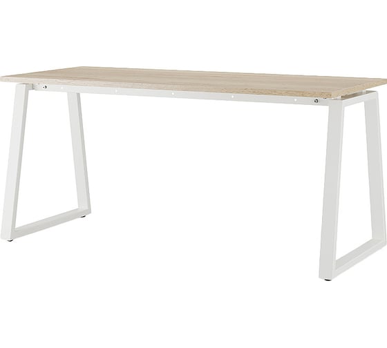 Стол офисный Kobor TR-100/70 white/natural 214128