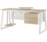 Стол офисный Kobor TR-100/70 white/natural 214128 3